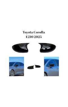 Toyota Corolla E210 2025 Uyumlu Yarasa Batman Ayna Kapağı Takımı Parlak Siyah Toyota Corolla E210 2025 Uyumlu Yarasa Batman Ayna Kapağı Takımı Parlak Siyah