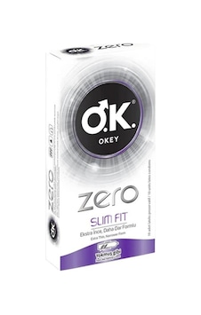 Okey Zero Slim Fit Prezervatif 10'lu Okey Zero Slim Fit Prezervatif 10'lu