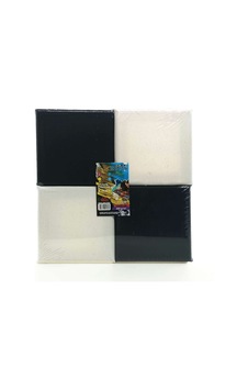 Magic Art Black Edition Siyah Beyaz Dörtlü Tuval 220 Gr 10x10 Cm T1010s Magic Art Black Edition Siyah Beyaz Dörtlü Tuval 220 Gr 10x10 Cm T1010s