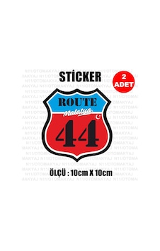 44 Malatya Plaka Rota Sticker Araba Kask Motosiklet Laptop Etiket 44 Malatya Plaka Rota Sticker Araba Kask Motosiklet Laptop Etiket