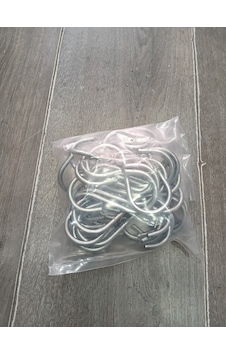 Kaplamalı Demir S Kanca 9cm 50 Adet Kaplamalı Demir S Kanca 9cm 50 Adet