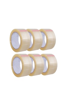 Şeffaf Koli Bandı 45 MM x 100 M 6 Adet Şeffaf Koli Bandı 45 MM x 100 M 6 Adet