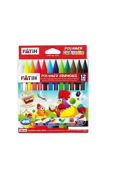 Fatih Mum Pastel Boya Polymer Crayons 12 Renk 50130-F Fatih Mum Pastel Boya Polymer Crayons 12 Renk 50130-F