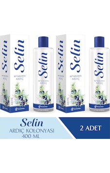 Selin Parfümlü Kolonya Ardıç 400 ML 2'li Selin Parfümlü Kolonya Ardıç 400 ML 2'li