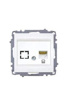 ELBİ ZENA VEGA BEYAZ DATA Prizi CAT 6 M+K