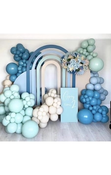 Beysüs Retro Derin Okyanus Yeşili Fırtına Mavisi Balon Zinciri 100 Adet Balon Pompa Zincir Doğum Günü Seti Beysüs Retro Derin Okyanus Yeşili Fırtına Mavisi Balon Zinciri 100 Adet Balon Pompa Zincir Doğum Günü Seti