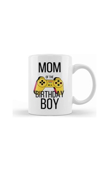 Mom Of The Birthday Boy Video Gamer Kupa Bardak Porselen Karışık Mom Of The Birthday Boy Video Gamer Kupa Bardak Porselen Karışık
