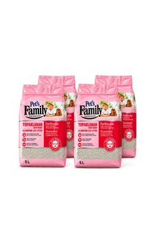 Pets Family Topaklanan Kedi Kumu Parfümsüz İnce 5 L X 4 Adet 20 Kg Pets Family Topaklanan Kedi Kumu Parfümsüz İnce 5 L X 4 Adet 20 Kg