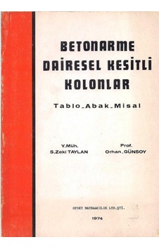 Betonarme Dairesel Kesitli Kolonlar Tablo Abak Misal Betonarme Dairesel Kesitli Kolonlar Tablo Abak Misal
