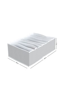 Bts Shop 8 Gözlü Çekmece Içi Akordiyon Organizer - Xlarge Gri-beyaz Bts Shop 8 Gözlü Çekmece Içi Akordiyon Organizer - Xlarge Gri-beyaz