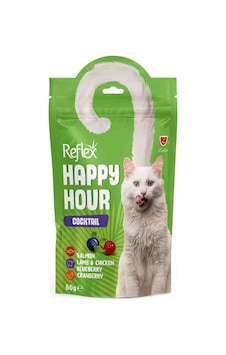 Reflex Happy Hour Tam Destek Karışık Kedi Ödülü 60 G Reflex Happy Hour Tam Destek Karışık Kedi Ödülü 60 G