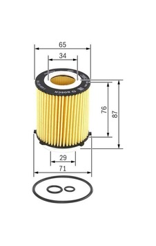 BOSCH F026407130 YAĞ FİLTRESİ AVEO 08- SPARK 1.2 B10D1 B12D1 BOSCH F026407130 YAĞ FİLTRESİ AVEO 08- SPARK 1.2 B10D1 B12D1