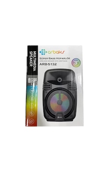 Arbaks 17 Cm Bluetooth Super Bass Hoparlör Arbs132