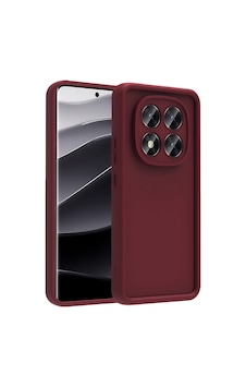 Xiaomi Redmi Note 15 Pro 4g İle Uyumlu Kılıf Kamera Korumalı Yüksek Kenarlı Kapak Bordo Xiaomi Redmi Note 15 Pro 4g İle Uyumlu Kılıf Kamera Korumalı Yüksek Kenarlı Kapak Bordo