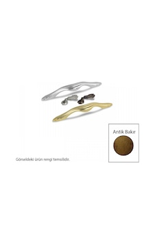 Coşafak Zavinna Z156 Metal Antik Bakır 160Mm Akslı Kulp