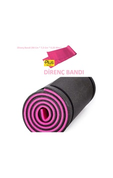 Pilates Yoga Matı 10 Mm Ve Mavi Direnç Bandı 90 Cm 7,5 Cm 0,35 Mm Pembe Pembe Pilates Yoga Matı 10 Mm Ve Mavi Direnç Bandı 90 Cm 7,5 Cm 0,35 Mm Pembe Pembe