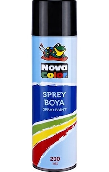 Nova Color Sprey Boya 200 ML Siyah Nova Color Sprey Boya 200 ML Siyah