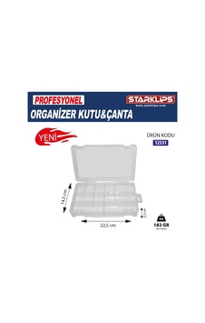 Plastik Bölmeli Çanta Organizer 12 Bölme Plastik Bölmeli Çanta Organizer 12 Bölme