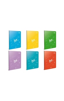 U-dip Tel Dikişli Pp Kapak Defter A5 40/4 4711-4718 U-dip Tel Dikişli Pp Kapak Defter A5 40/4 4711-4718