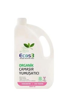 Ecos3 Organik Konsantre Çamaşır Yumuşatıcısı 2500 ML Ecos3 Organik Konsantre Çamaşır Yumuşatıcısı 2500 ML