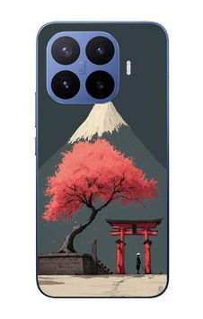 Xiaomi 17t Pro Uyumlu Fuji Dağı Baskılı Silikon Kılıf