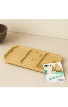 Bambu 3 Bölmeli Sunum Tepsisi 25x14 Cm Acı Kahve Bambu 3 Bölmeli Sunum Tepsisi 25x14 Cm Acı Kahve