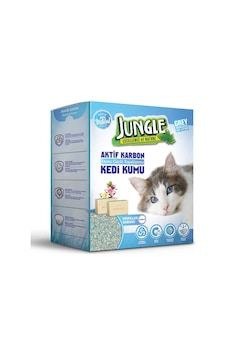Jungle Aktif Karbon Grey Marsilya Sabunu Kokulu Kedi Kumu 6 L Jungle Aktif Karbon Grey Marsilya Sabunu Kokulu Kedi Kumu 6 L