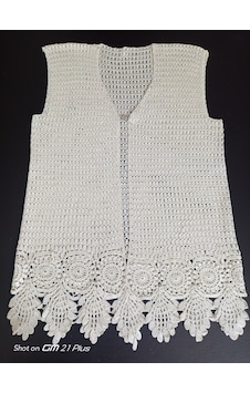 Hobievimiz Polyester İp İle Örüldü Çeyizlik Krem Hobievimiz Polyester İp İle Örüldü Çeyizlik Krem