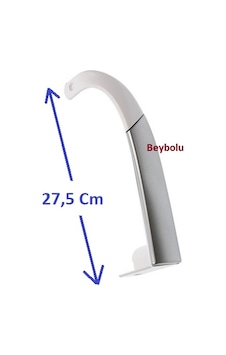 Beko Uyumlu D 9430 Buzdolabı Üst Kapı Kolu Gri-beyaz Renk Kol Beko Uyumlu D 9430 Buzdolabı Üst Kapı Kolu Gri-beyaz Renk Kol