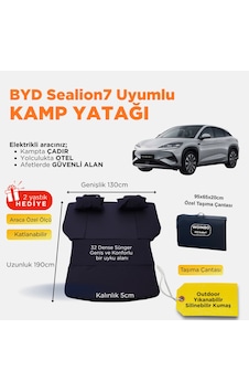 Byd Selaıon7 Uyumlu Araç Kamp Yatağı Siyah Byd Selaıon7 Uyumlu Araç Kamp Yatağı Siyah