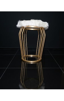 Wersace Gold Beyaz Peluş Puf Wersace Gold Beyaz Peluş Puf