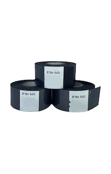 Siyah 35mm x 150m Sıcak Baskı Tarih Kodlama Ribon Şeridi x3adet Siyah 35mm x 150m Sıcak Baskı Tarih Kodlama Ribon Şeridi x3adet
