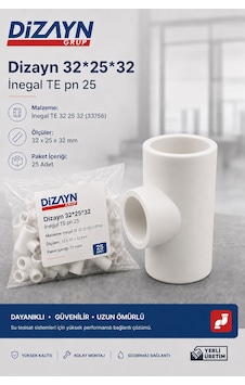 Dizayn Pprc İnegal Te 32 25 32 25 Adet Pn25 Temiz Su Tesisat Ek Parçası Dizayn Pprc İnegal Te 32 25 32 25 Adet Pn25 Temiz Su Tesisat Ek Parçası