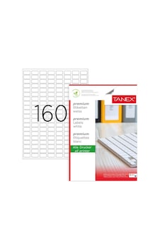 Tanex Premium 22X12 Mm. A4 Lazer Etiket 100 Lü Tw-2280 Tanex Premium 22X12 Mm. A4 Lazer Etiket 100 Lü Tw-2280