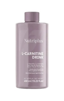 Nutriplus L-karnitin Elma & Şeftali Aromalı Takviye Edici Gıda 450 Ml