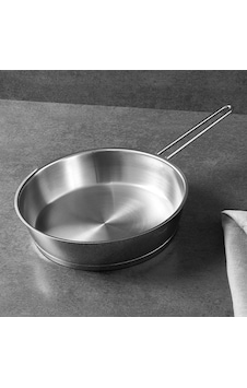 Hisar Teos Çelik Tava 26 Cm Inox Hisar Teos Çelik Tava 26 Cm Inox