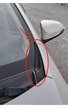 Toyota Corolla 2013-2019 Ön Cam Köşe Kapağı Yağmur Suyu Kanal Kapağı Sağ Sol Seçenekli Ön Sağ