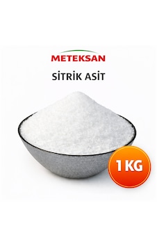Meteksan Sitrik Asit Limon Tuzu 1 Kg Gıda Katkı Maddesi