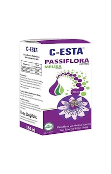 C-Esta Passiflora ve Melisa İçeren Takviye Edici Gıda 150 ML C-Esta Passiflora ve Melisa İçeren Takviye Edici Gıda 150 ML