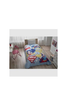 Dc Super Hero Tek Kişilik Battaniye Mavi Dc Super Hero Tek Kişilik Battaniye Mavi