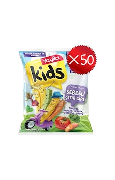 Yayla Kids Peynir Çeşnili Sebzeli Baklagil Cipsi 30 G X50 Yayla Kids Peynir Çeşnili Sebzeli Baklagil Cipsi 30 G X50