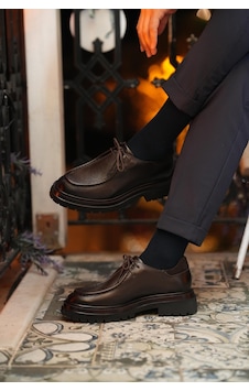 Cem Pekşen Tetri K600 Robin Model Hakiki Deri El Yapımı Kahverengi Casual Ayakkabı Cem Pekşen Tetri K600 Robin Model Hakiki Deri El Yapımı Kahverengi Casual Ayakkabı