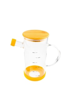 Bambum Gepetto - Bambu Kapaklı Yağdanlık 600ml Şeffaf Bambum Gepetto - Bambu Kapaklı Yağdanlık 600ml Şeffaf