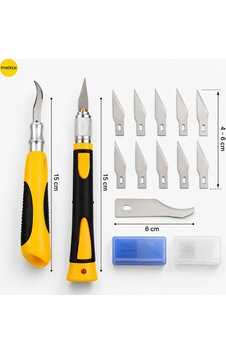 Çok Amaçlı Hobi Kretuar Bıçağı Ve Oymacılık Seti Yedek Uçlu Wl-9303ab Çok Renkli Çok Amaçlı Hobi Kretuar Bıçağı Ve Oymacılık Seti Yedek Uçlu Wl-9303ab Çok Renkli