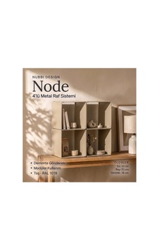 Node 4'lü Modüler Metal Tezgah Üstü Mutfak Rafı Ve Konsol Düzenleyici Stand 33x33 Cm Bej - 943953504 Bej Node 4'lü Modüler Metal Tezgah Üstü Mutfak Rafı Ve Konsol Düzenleyici Stand 33x33 Cm Bej - 943953504 Bej
