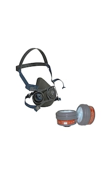 V-800 L Yarım Yüz Gaz Maskesi - Filtre Hediyeli V-7800 A1 P2r
