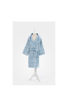 Özdilek Shell Plaid Kapüşonlu Kadife Çocuk Bornozu 7/8 Yaş Mavi Özdilek Shell Plaid Kapüşonlu Kadife Çocuk Bornozu 7/8 Yaş Mavi