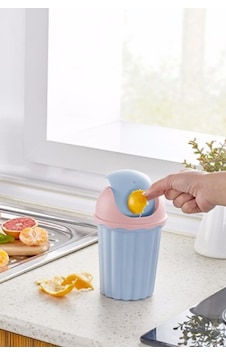 Baysal Mini Masaüstü Çöp Kovası - Mavi 11202 Baysal Mini Masaüstü Çöp Kovası - Mavi 11202