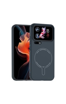 Xiaomi 17 Pro Max Kılıf M-safe Şarj Özellikli Kamera Korumalı Zore Elio Sert Pc Kapak Xiaomi 17 Pro Max Zore - Lacivert