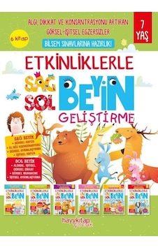 Etkinliklerle Sağ Beyin Sol Beyin Geliştirme 7 Yaş - 6 Kitap Takım - Canan Öztürk - Hayykitap Etkinliklerle Sağ Beyin Sol Beyin Geliştirme 7 Yaş - 6 Kitap Takım - Canan Öztürk - Hayykitap